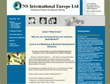 Tablet Screenshot of cnsinternational.eu